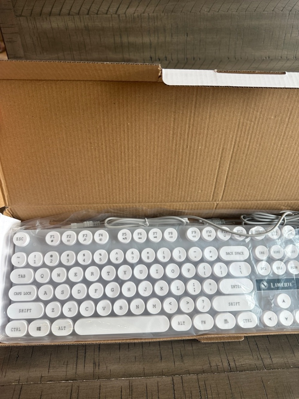 GTX300 Colorful Gradient Backlit ASMR Keyboard & Mouse Set - Picture 7 of 9